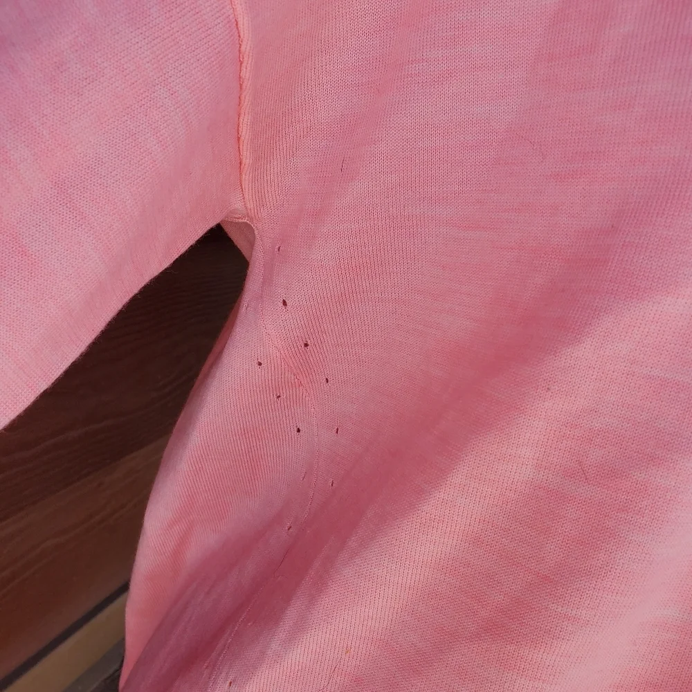 J. Crew Women's Long Sleeve Coral Pink Merino Wool Blend Sweater Size Large NWOT